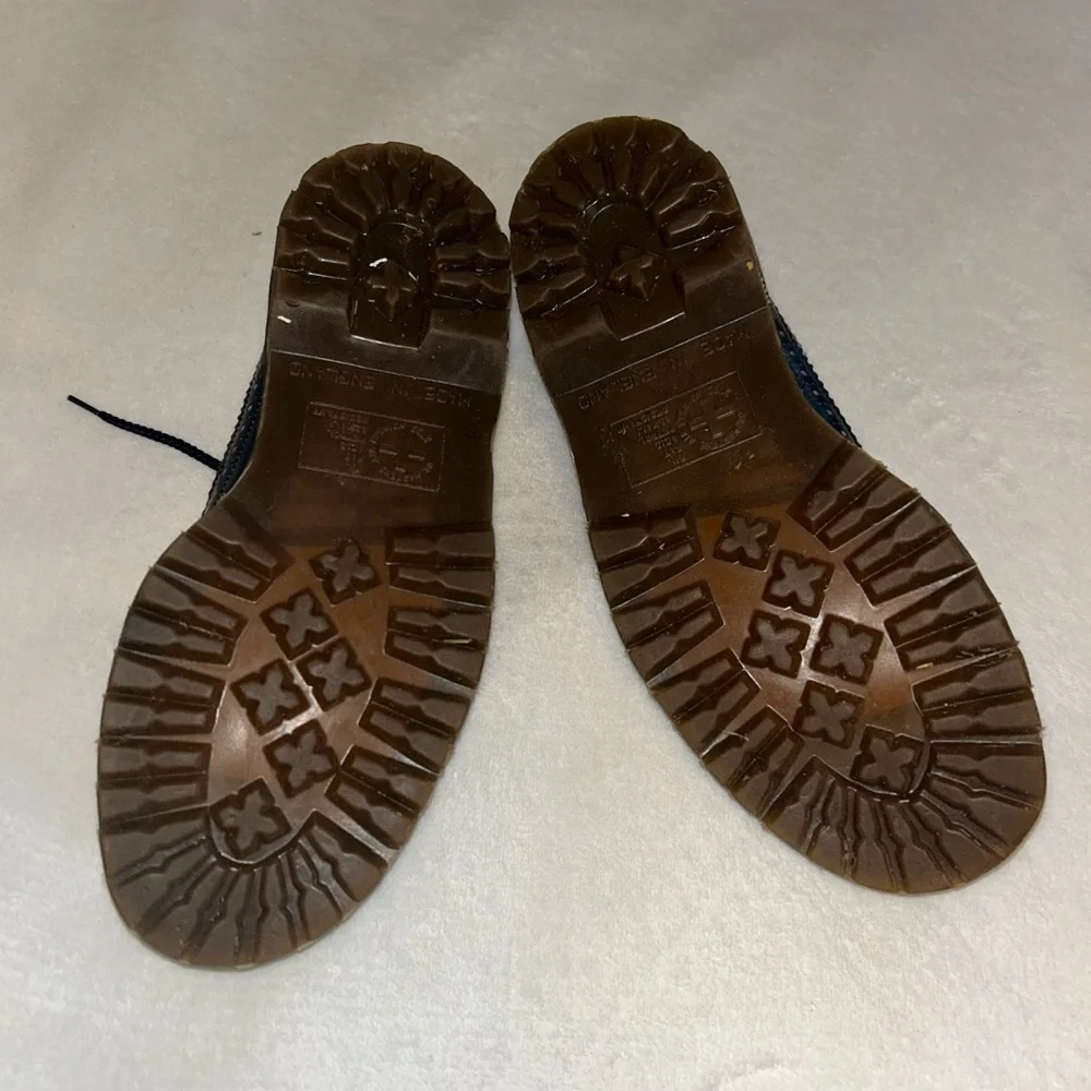 Dr. Martens Black and White Brogue Oxfords - Picture 2 of 4